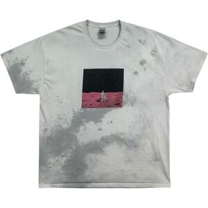 Manhattan on Mars Graphic Tee Mens 2XL Gray Tie Dye